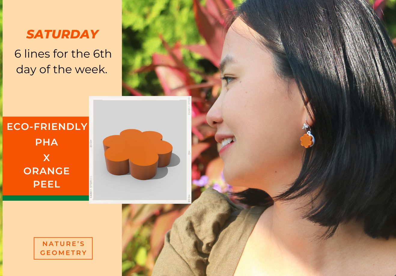 Nature's Geometry: 1 Pair 7 Styles Earring Set