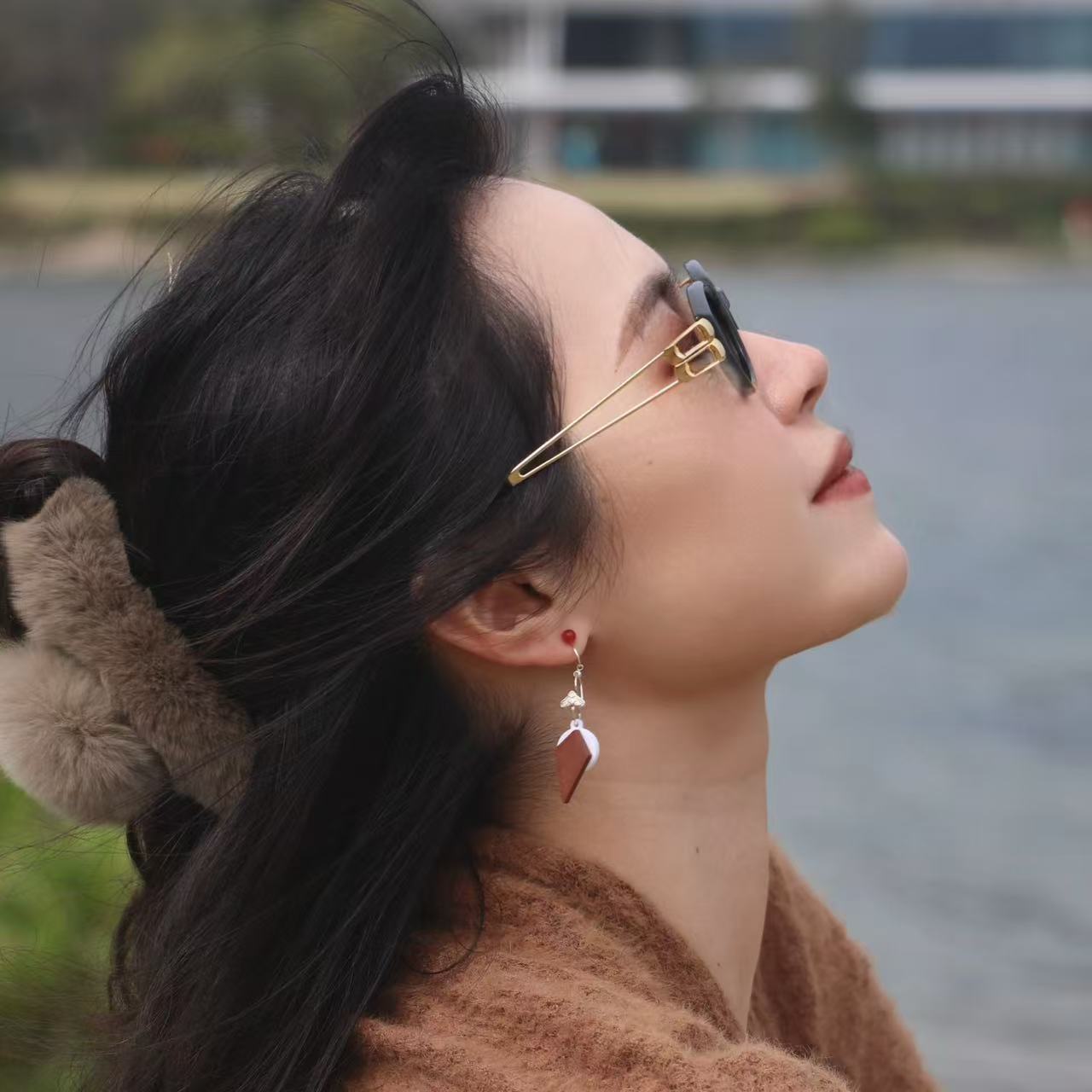 Nature's Geometry: 1 Pair 7 Styles Earring Set